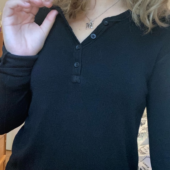 Brandy Melville long sleeve button up - Picture 2 of 2